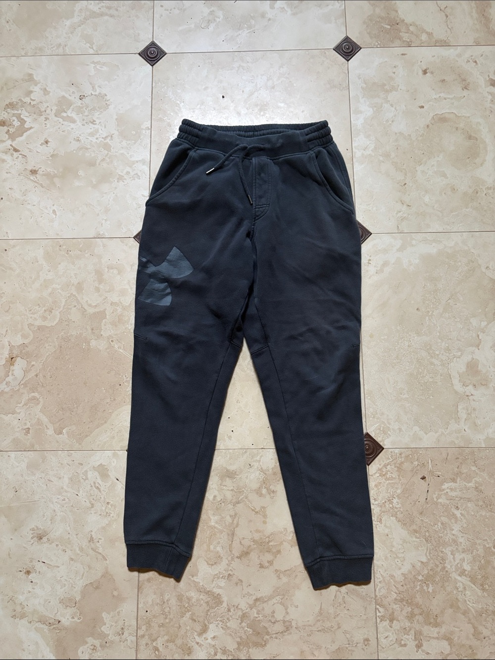 Under Armour Men's Black Joggers with Subtle Logo